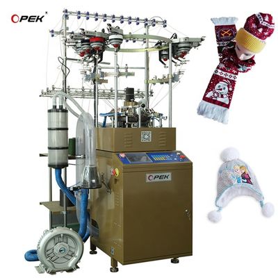 Opek High Speed Single Knitting Method Computerized Hat Knitting Machine voor het maken van hoeden