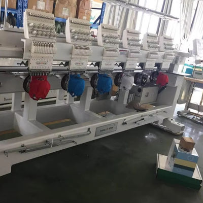 Hoofdinterval 400mm 6 Hoofden 12 15 Naald borduurmachine voor cap