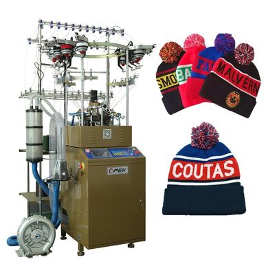 High Speed Circular Beanie and Caps Knitting Machine voor de cirkelvormige breiindustrie