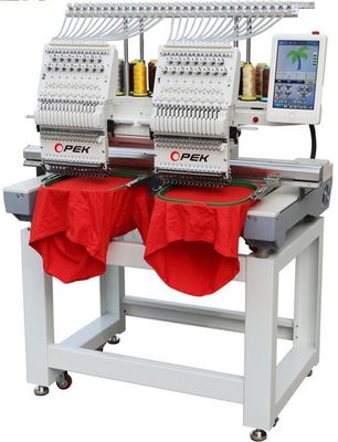 Multifunctionele 450W borduurmachine voor T-shirt met hoed in plat ontwerp