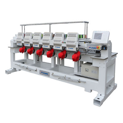 400*450 Max. oppervlakte 6 koppen Borduurmachine voor industriële platte weefsels van grote oppervlakte