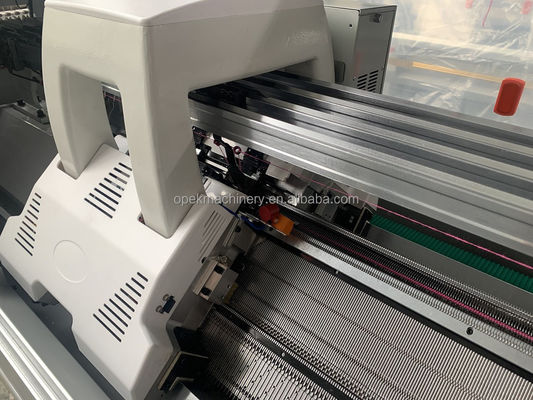 Laatste 12 Gauge Jacquard Single Carriage Flat Knitting Machine voor Hengqiang System