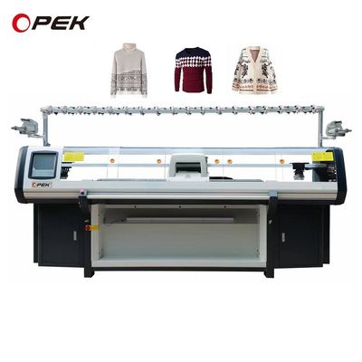 1,5W dubbele systeemcomputergestuurde trui-vlakbreimachine