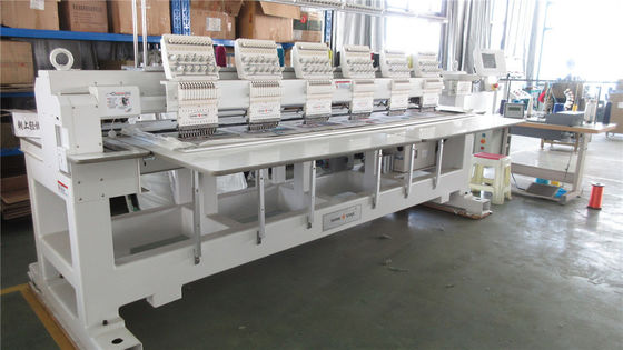 6 koppen 1200 Rpm Computerized Embroidery Machine met KOBAN Rotary Hook en Cap Driver