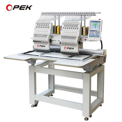 2 koppen automatische computergebonden borduurmachine met touchscreen Dahao 10 inch A15