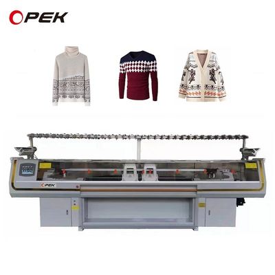 System Computerized Flat Knitting Machine voor 2,5 gram volledig Jacquard truien