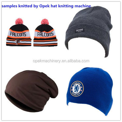 1 W OPEK High Speed Jacquard Hat Knit Machine Automatische smering voor naadloze werking