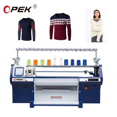 High Speed Jacquard Sweater Knitting Machine voor naadloos plat breien