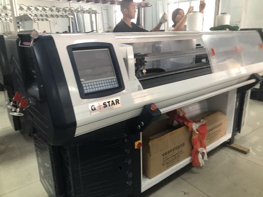 High Speed Jacquard Sweater Knitting Machine voor naadloos plat breien