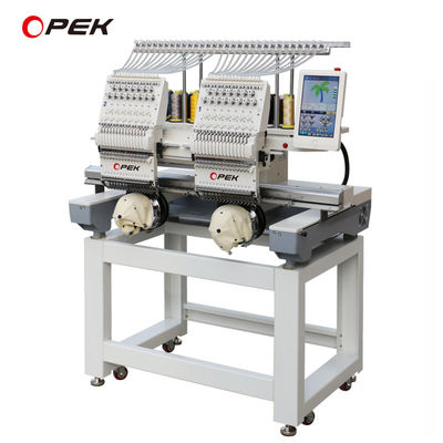 KOBAN Rotary Hook High Speed 2 Double Heads Computerized Embroidery Machine voor platte borduurwerk op hoeden
