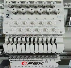 Vervaardiging van 300 W enkelkop borduurmachine met ingebouwde universele stroomtoevoer