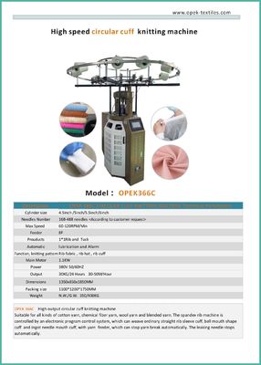 200-550 Rpm Circulaire Manschet brei-machine De perfecte oplossing voor uw bedrijf