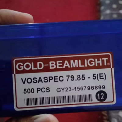 VOSSPE 79.85-5 GOLD-DEAMLIGHT METAL VLAATNITING MACHINE NAAL voor nauwkeurig breien