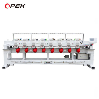 ISO/CE gecertificeerde Opek 8 koppen Industriële 12/15 naalden Computer 400*500mm Flat Embroidery Machine