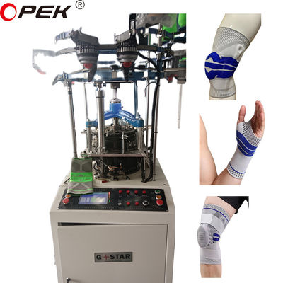 Standaard apparaat Auto Olie Bracer Knie Ondersteuning Kniecap brei-machine voor jaren garantie