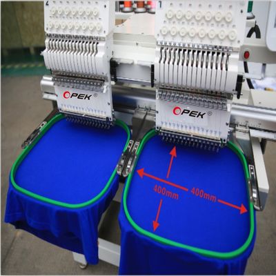 500*1200 Werktafel Grootte Snelheid Chenille Stitch 12 Koppen Computeriese Borduurmachine
