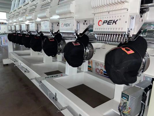 Maximale snelheid 850 RPM/1000 RPM/1200 RPM Multi-head borduurmachine voor precieze borduurwerk