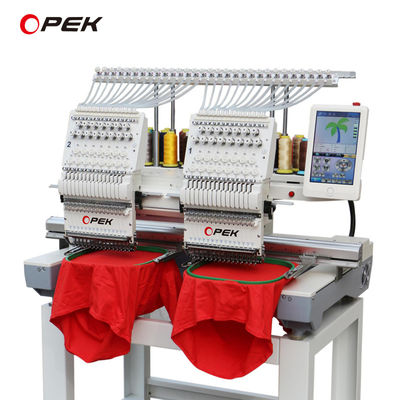 Taal 14 Talen Ondersteuning OPEK 12 15 Computerized T-shirt Handdoek Borduurmachine