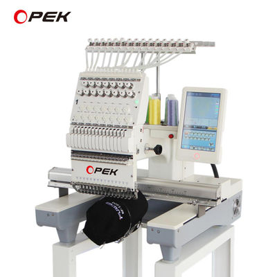 OPEK Digital Computerized Single Head Cap Garment Flat Embroidery Machine voor thuis 350W