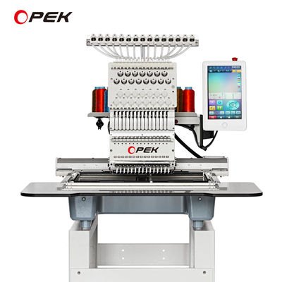 Taal 14 Taal Ondersteuning OPEK Single Head Computerized Embroidery Machine voor thuis