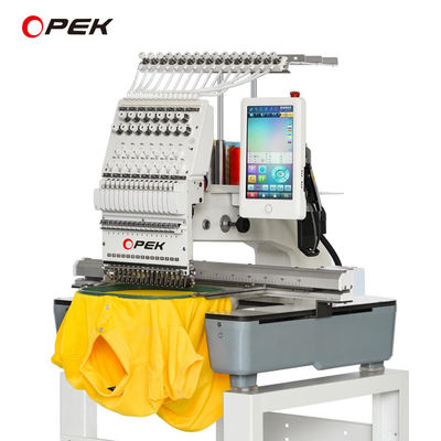 Taal 14 Taal Ondersteuning OPEK Single Head Computerized Embroidery Machine voor thuis