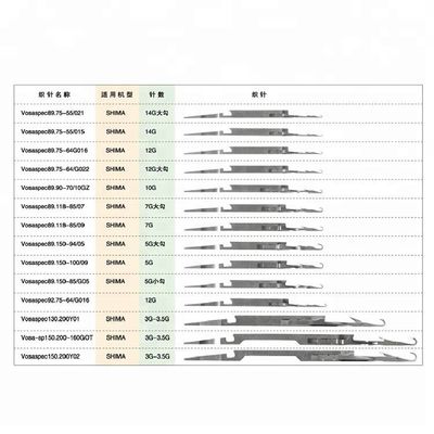 VOSASPEC89.150-100/09 5G-naalden voor dubbelsysteem