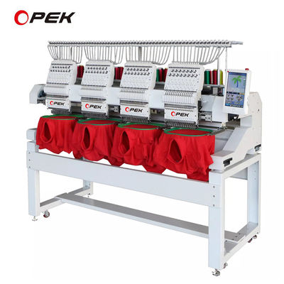 Computerized T-shirt Cap en Flat Garment Borduurmachine OPEK 4 Hoofd Cap Kleding