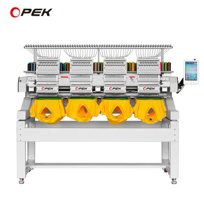 Computerized T-shirt Cap en Flat Garment Borduurmachine OPEK 4 Hoofd Cap Kleding
