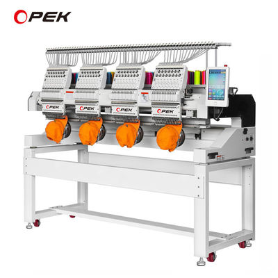 Computerized T-shirt Cap en Flat Garment Borduurmachine OPEK 4 Hoofd Cap Kleding
