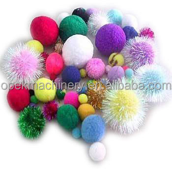 High Speed 4head Cashmere Pompom Machine Het ultieme productie gereedschap voor Cashmere garens