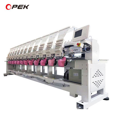 12 Hoofd Computerized Embroidery Machine Max.Area 400*450 met normen van zijde