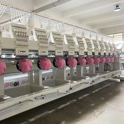 Computerized High Speed Multi Heads Embroidery Making Machine met een hoofdinterval van 400 mm