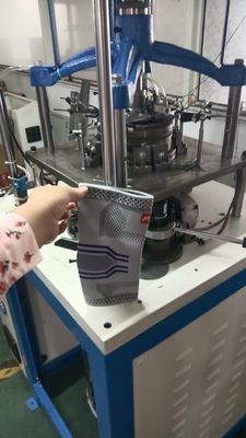 High Speed 4 Feeders Computerized Knee Cap Knitting Machine met 4 Kleur Jacquard
