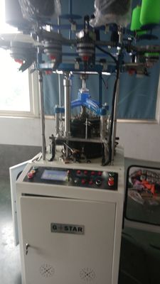 High Speed 4 Feeders Computerized Knee Cap Knitting Machine met 4 Kleur Jacquard