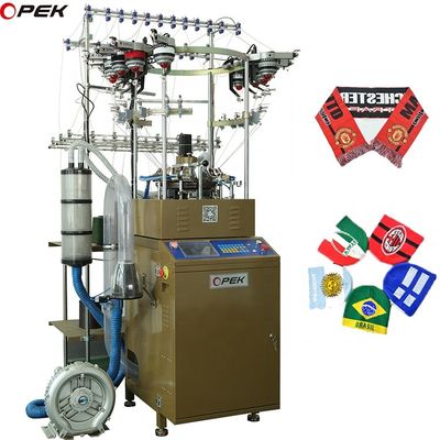 1 kW volledig gecomputereerde Jacquard-hoed en sjaal brei-machine voor gebreide hoeden
