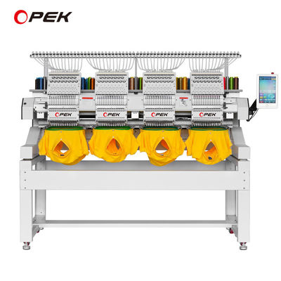 600W vermogen 4 Hoofd 615 KG Automatische platte borduurmachine