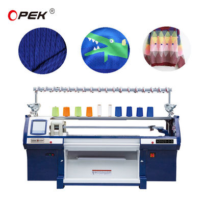 Computerized Jacquard Flat Knitting Machine voor gebruikte Chinese 3 System op betaalbare prijs