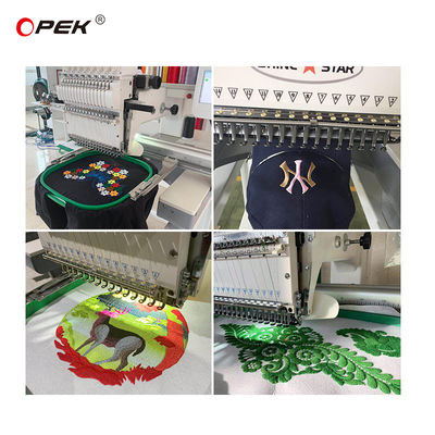 Kap borduurmachine OPEK Single Head voor T-shirt Hoed Flat High Speed Computerized