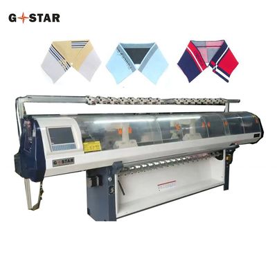 80 inch 1 1 Computerized Double Carriage Flat Collar and Cuff Knitting Machine voor producten