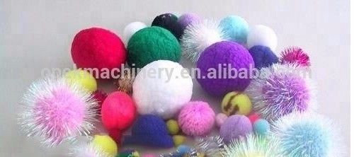 3 GG Polyester Pompom Fringe Machine voor de productie van ronde pompom