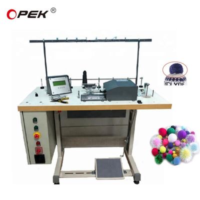 Automatische 50*60*50 Tas Kleur Sleutelhanger Pompom Machine voor merken