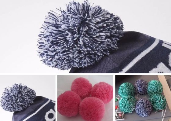 Professionele Pompon Tassel naaimachine voor breien Breedte 1,5-15cm en 55kg Gewicht