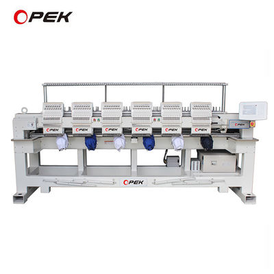 400 koppen Interval Computerized Embroidery Machine voor T-shirts