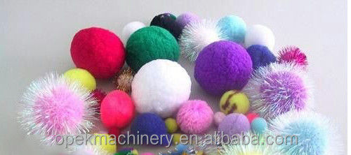 Automatische pom pom naaimachine binnen 6 inch breiwijdte door 2 GG Gauge