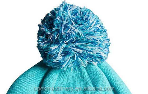 Automatische pom pom naaimachine binnen 6 inch breiwijdte door 2 GG Gauge