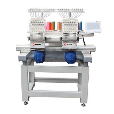 400*450 Borduurgebied 12/15 Naalden Mini Family Opek Computerized Borduurmachine