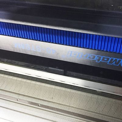 Eenvoudig draagbare drie-systeem platte kraag brei-machine voor Jacquard trui 80 inch